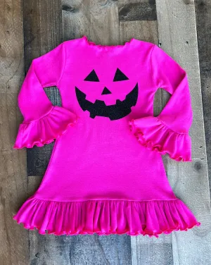 2T Pink Pumpkin Costume Dress