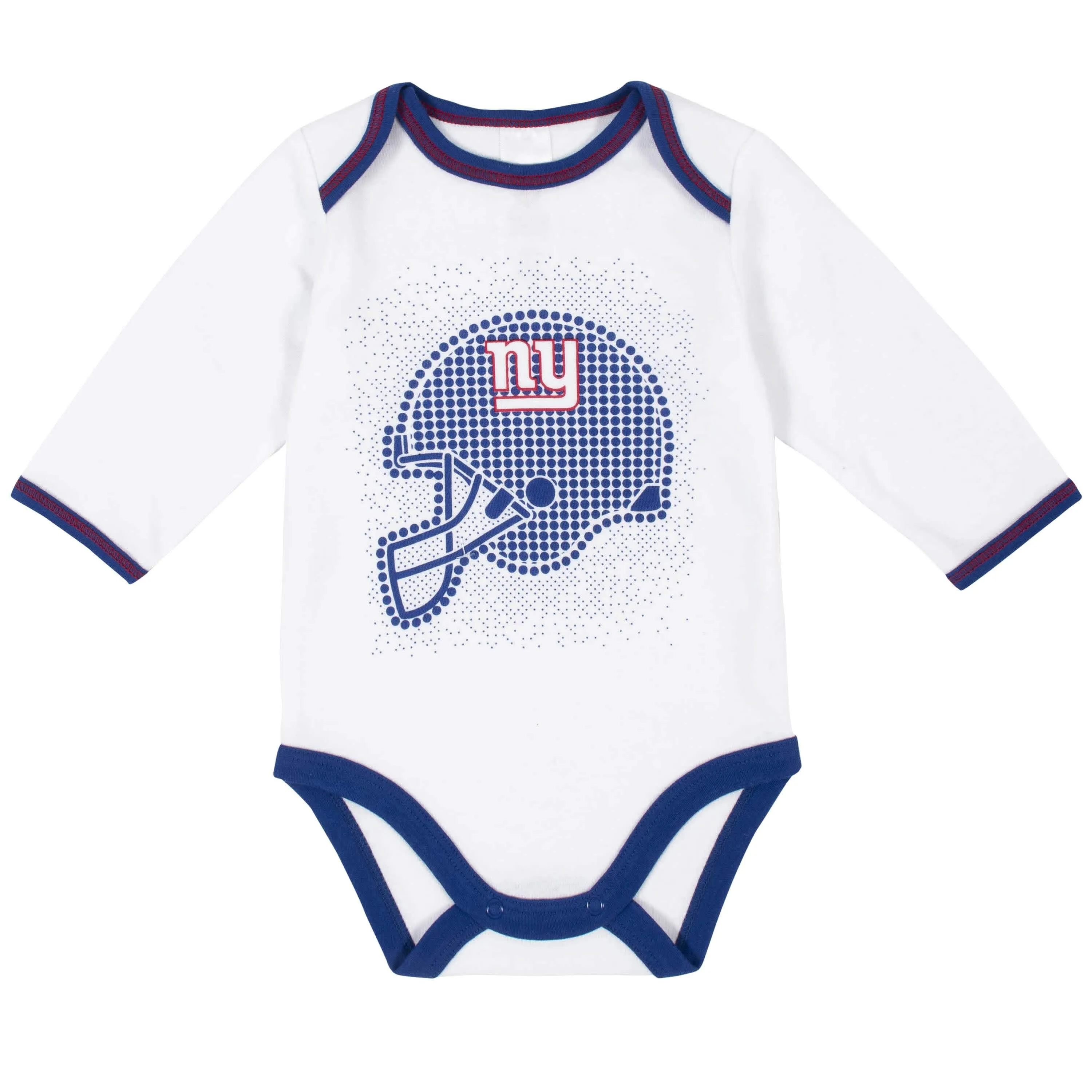 3-Piece Baby Boys New York Giants Bodysuit, Footed Pant, and Cap Set