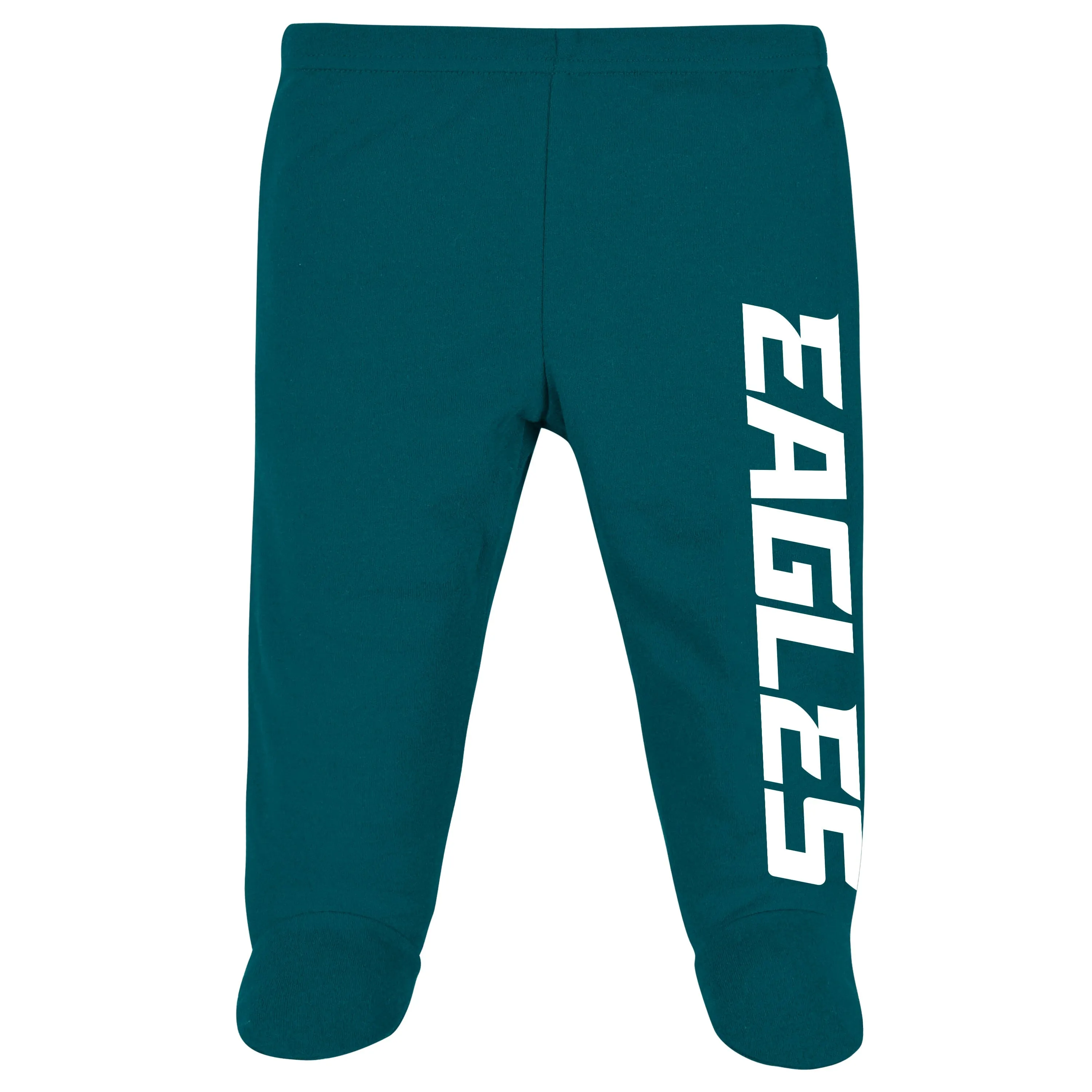 3-Piece Baby Boys Philadelphia Eagles Bodysuit, Footed Pant, and Cap Set