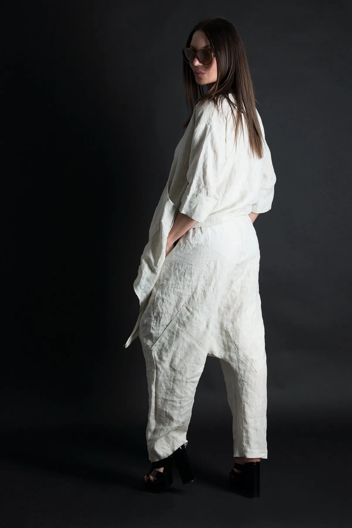 ALEXA Linen Harem Loose Pants