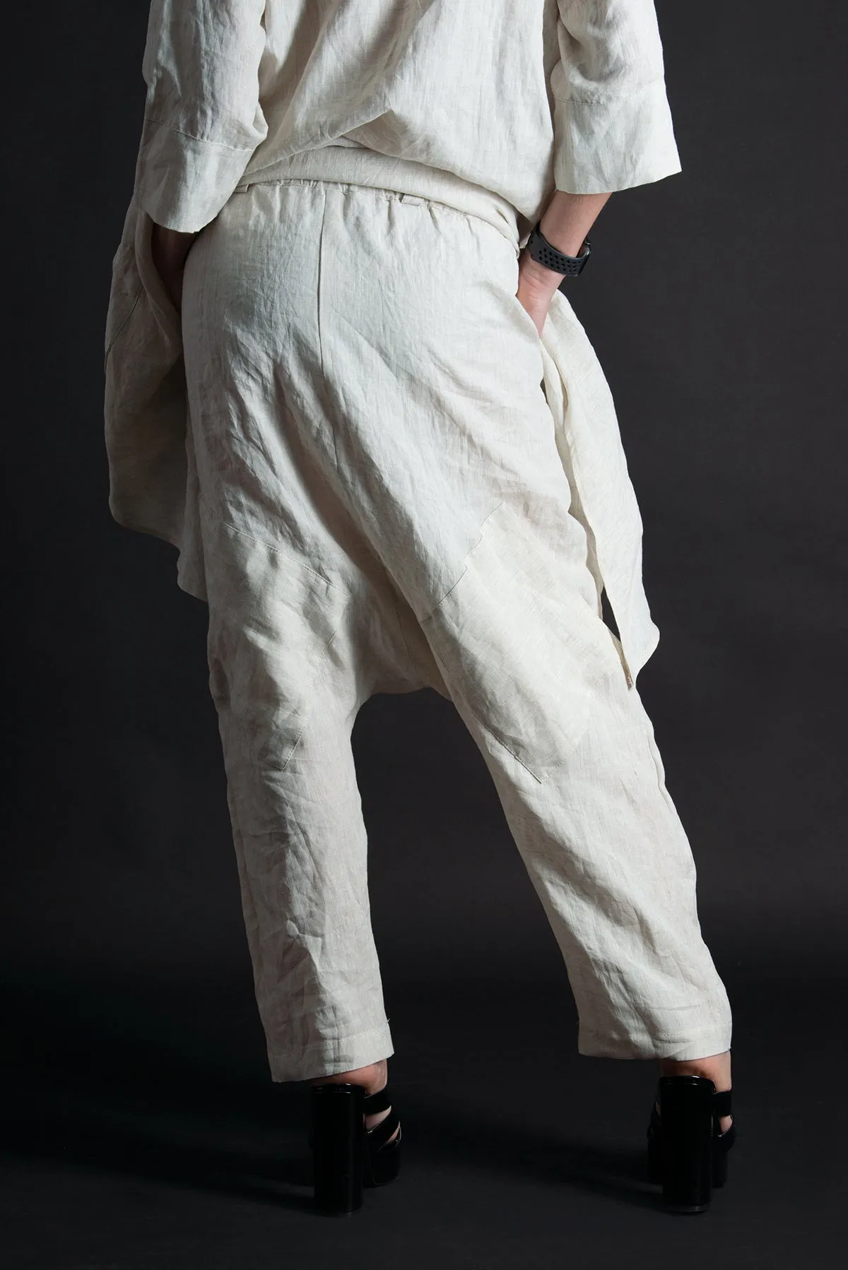 ALEXA Linen Harem Loose Pants