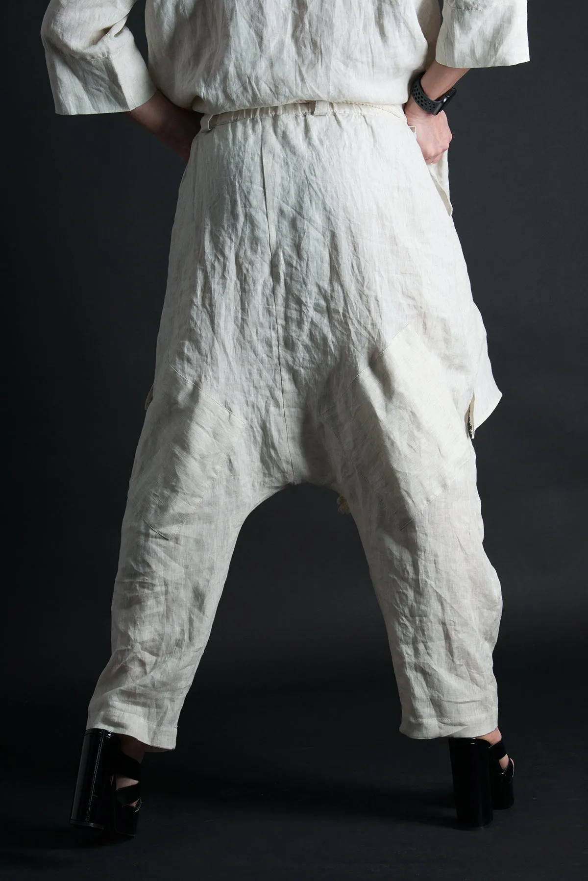 ALEXA Linen Harem Loose Pants