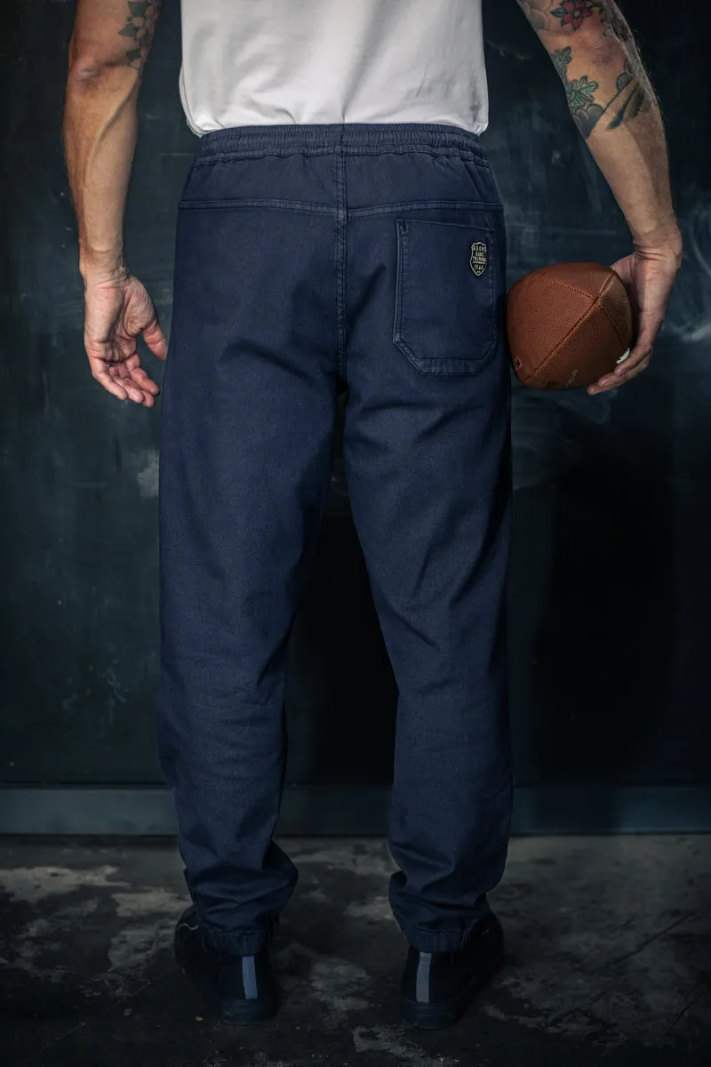 &SONS Coach Track Pant Navy