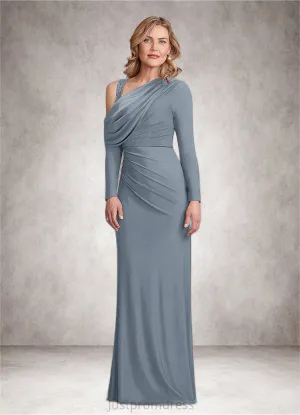 Anabella Sheath Lace Luxe Knit Floor-Length Dress HHP0022691