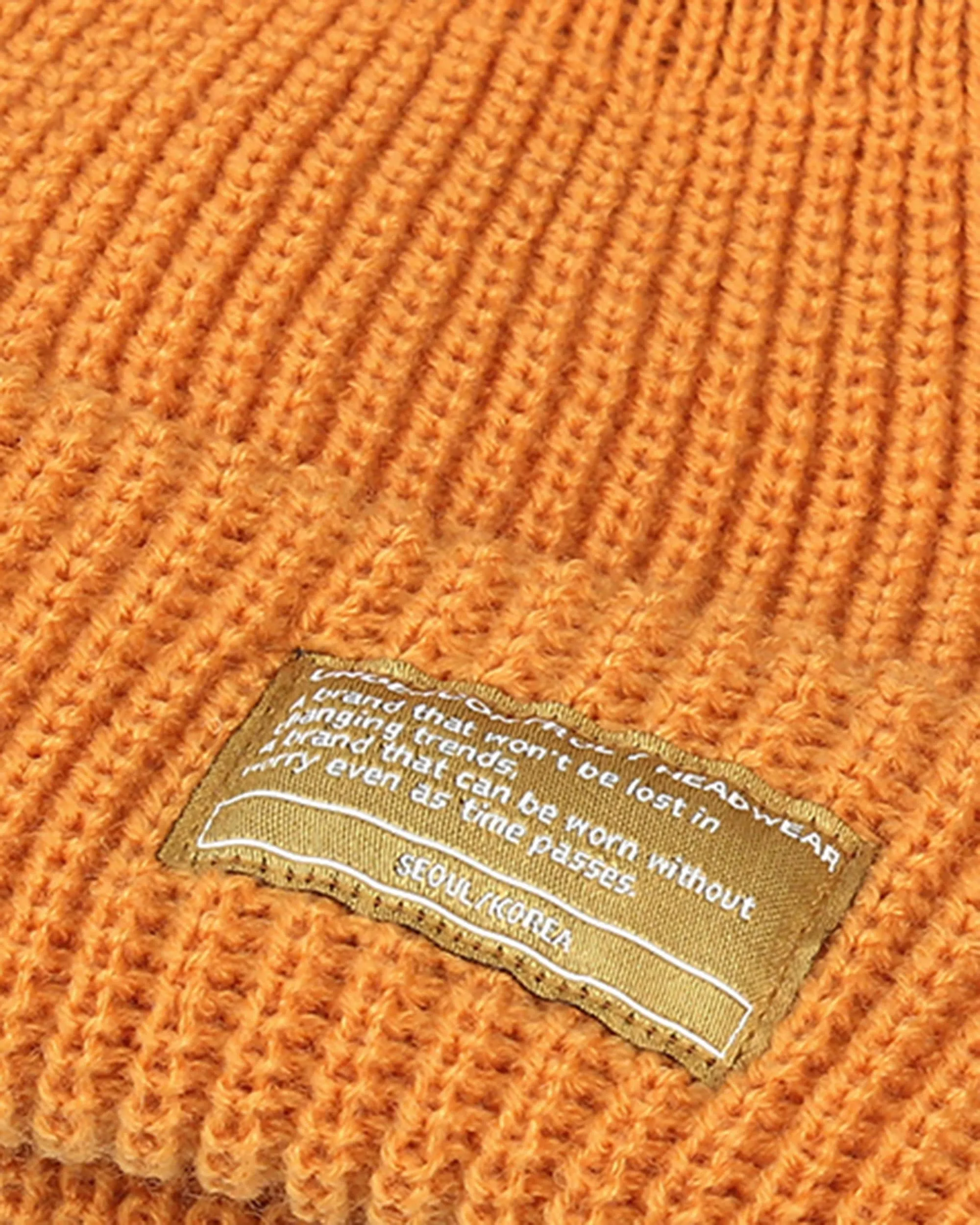 BEANIE / MONK FIT / MUSTARD