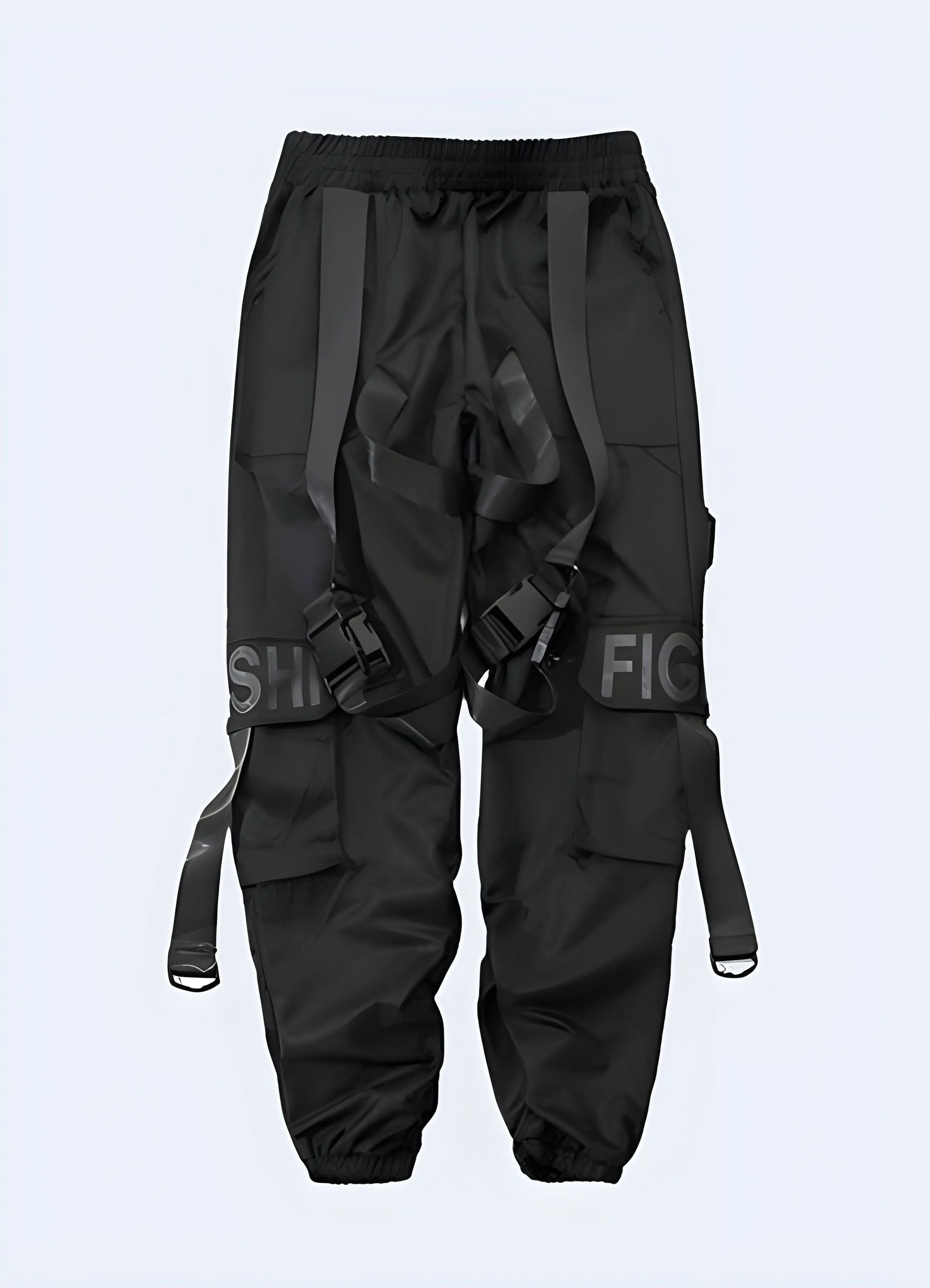 Black Jogger Cargo Pants