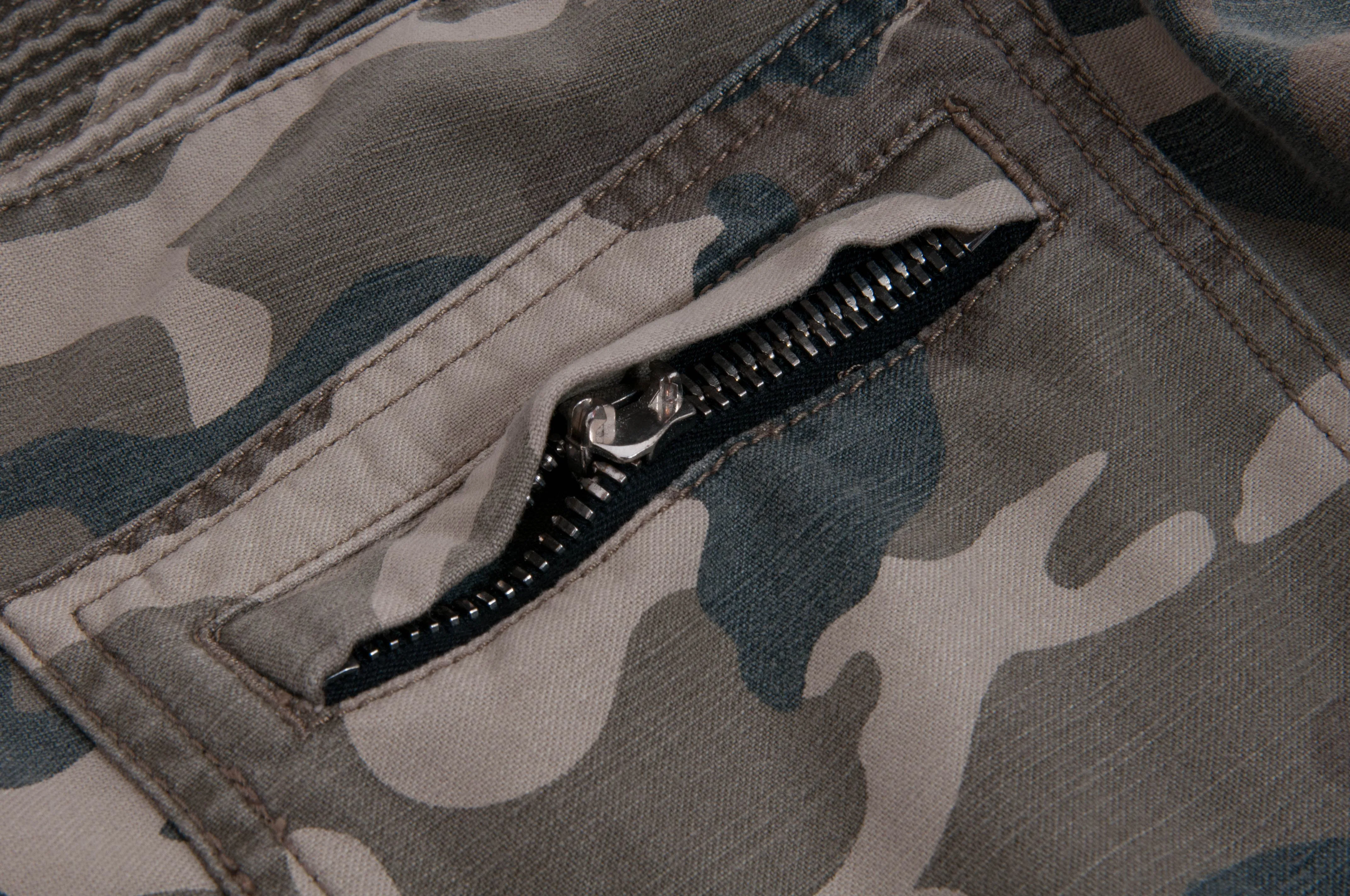 Camo Biker Jeans