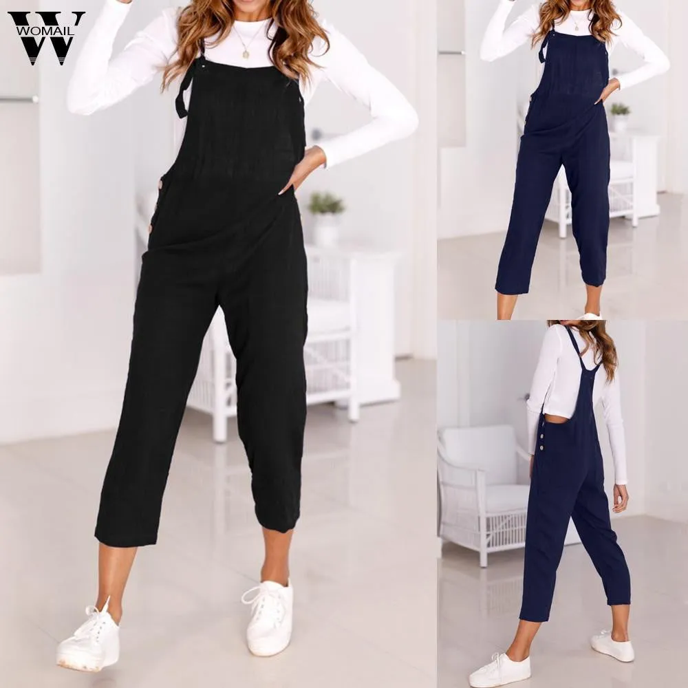 Casual Spaghetti Strap Jumpsuit