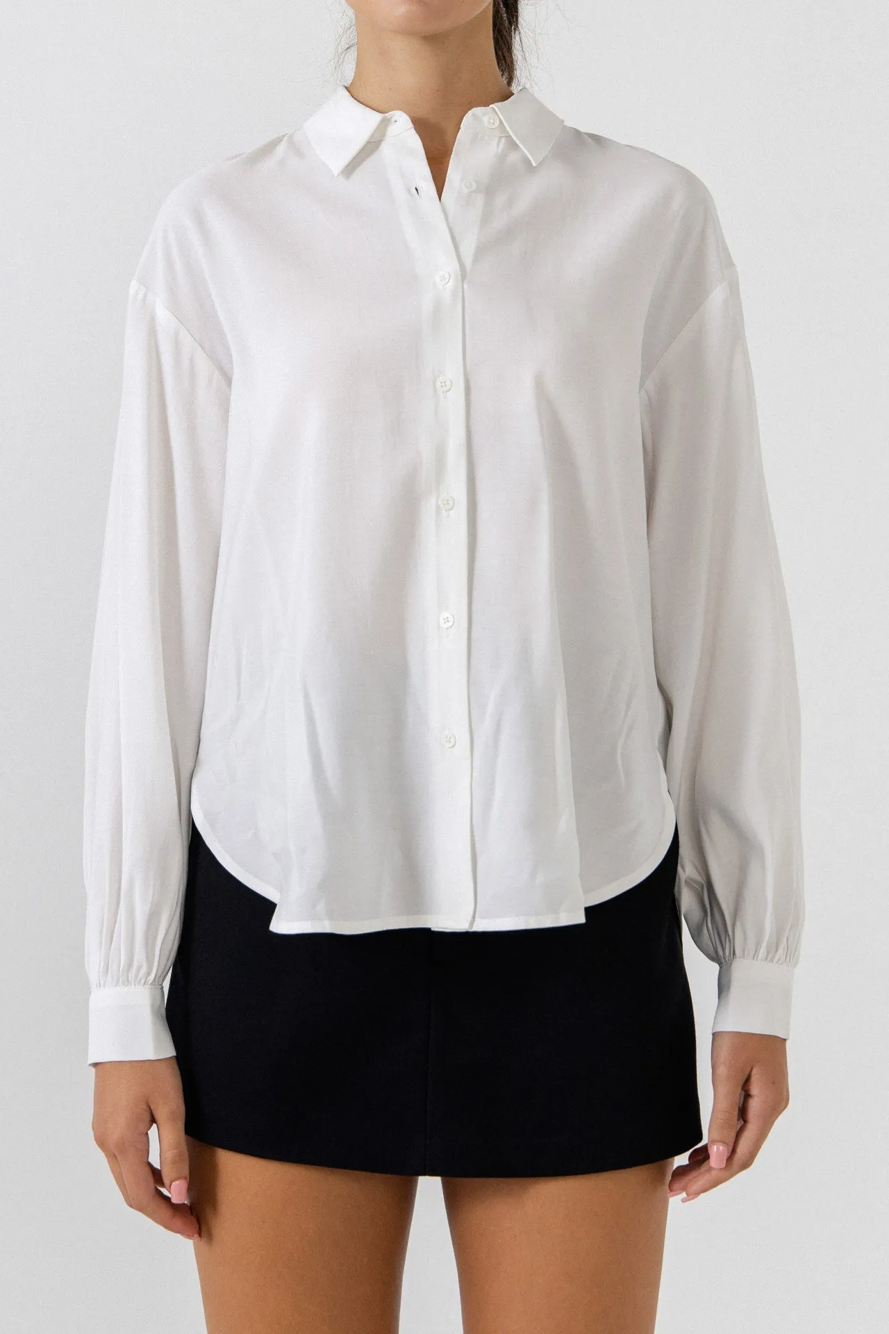 Classic High Low Blouse