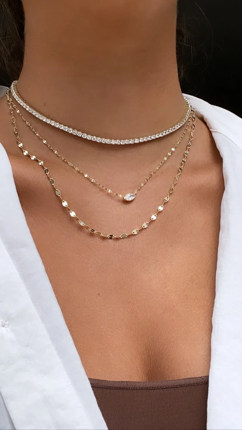 Classic Tennis Necklace