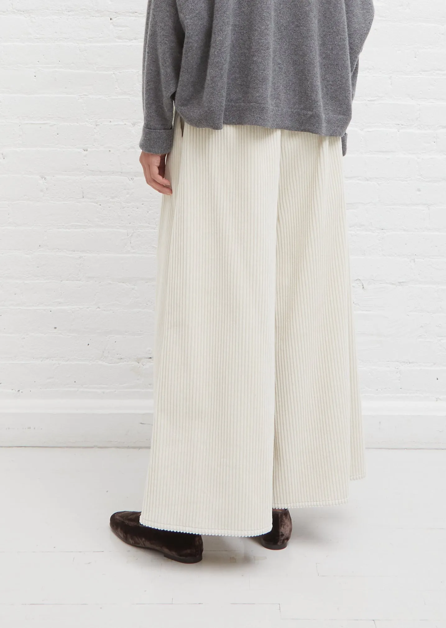 Corduroy High Waist Pants