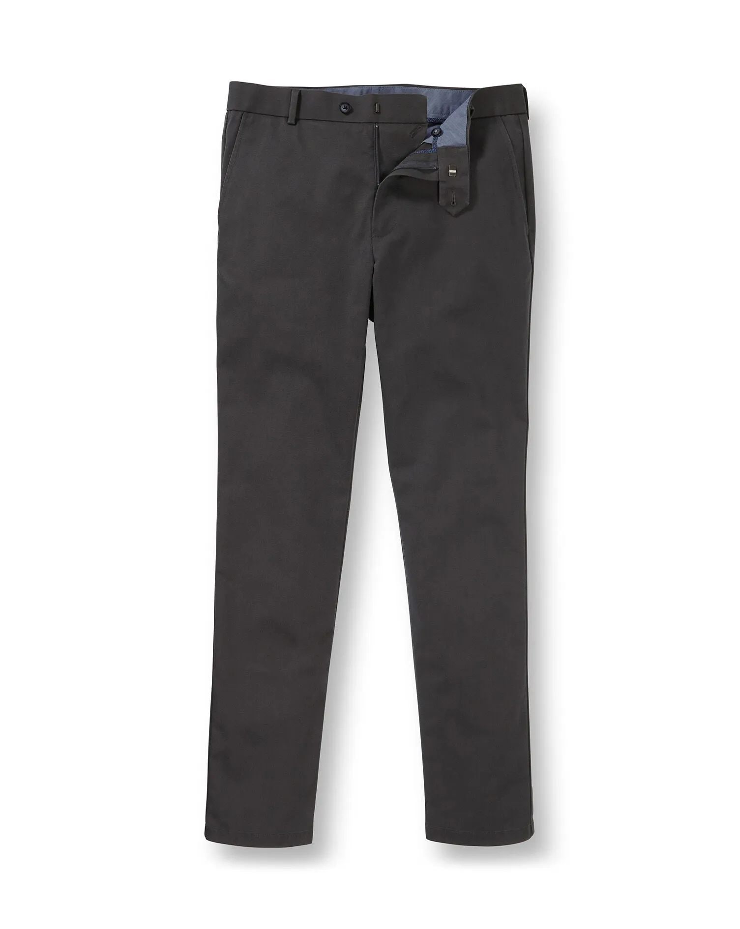 DARK GREY EXTRA SLIM FIT ULTIMATE NON-IRON CHINO