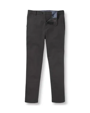 DARK GREY EXTRA SLIM FIT ULTIMATE NON-IRON CHINO