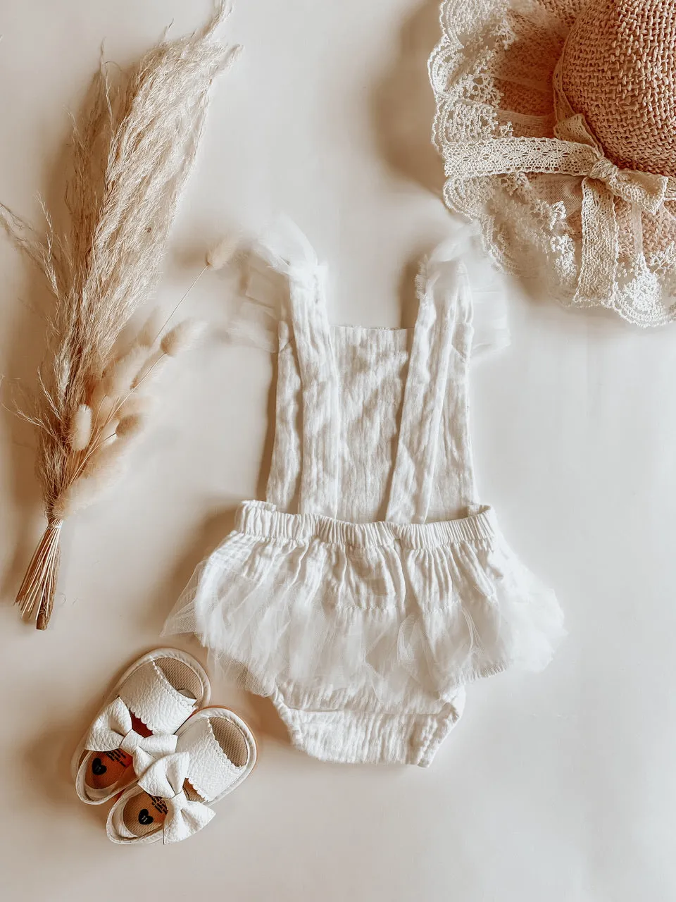 Emmy Floral Lace Romper