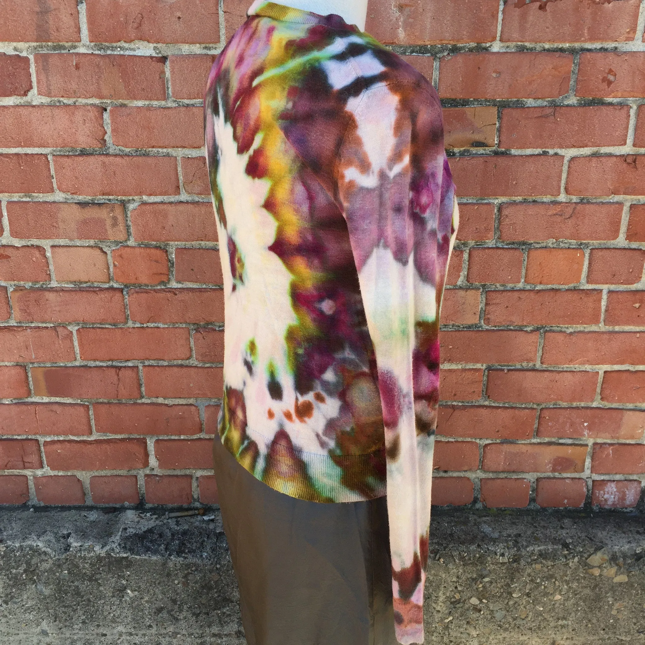 Festival Cardi Shibori Dyed by Sage Luxury