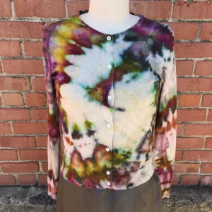 Festival Cardi Shibori Dyed by Sage Luxury