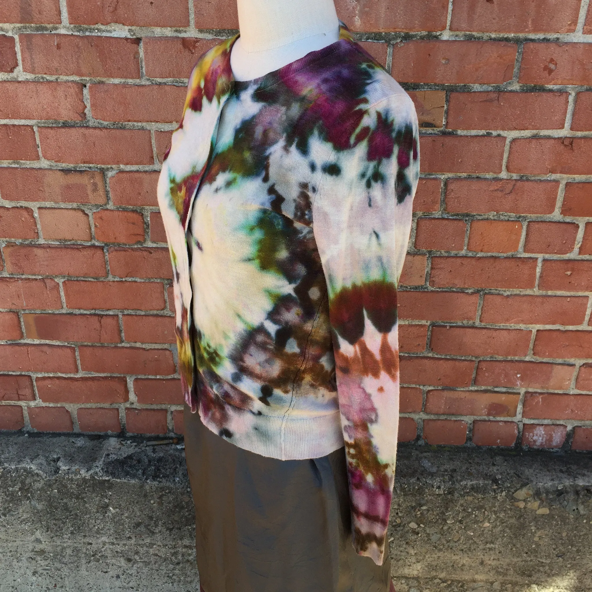 Festival Cardi Shibori Dyed by Sage Luxury