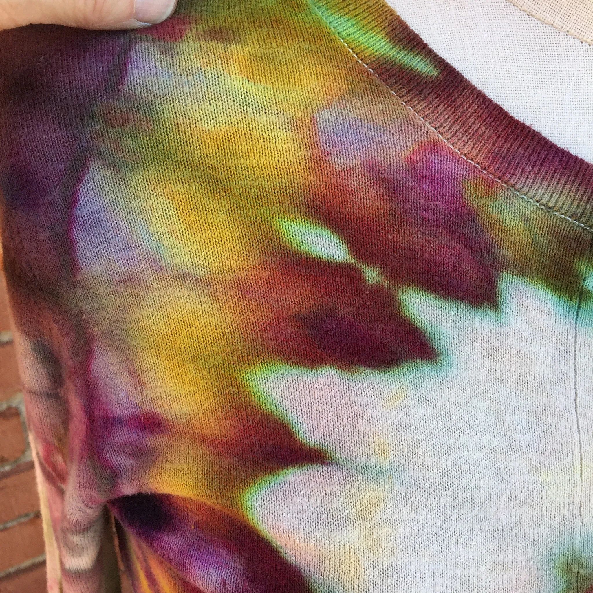 Festival Cardi Shibori Dyed by Sage Luxury