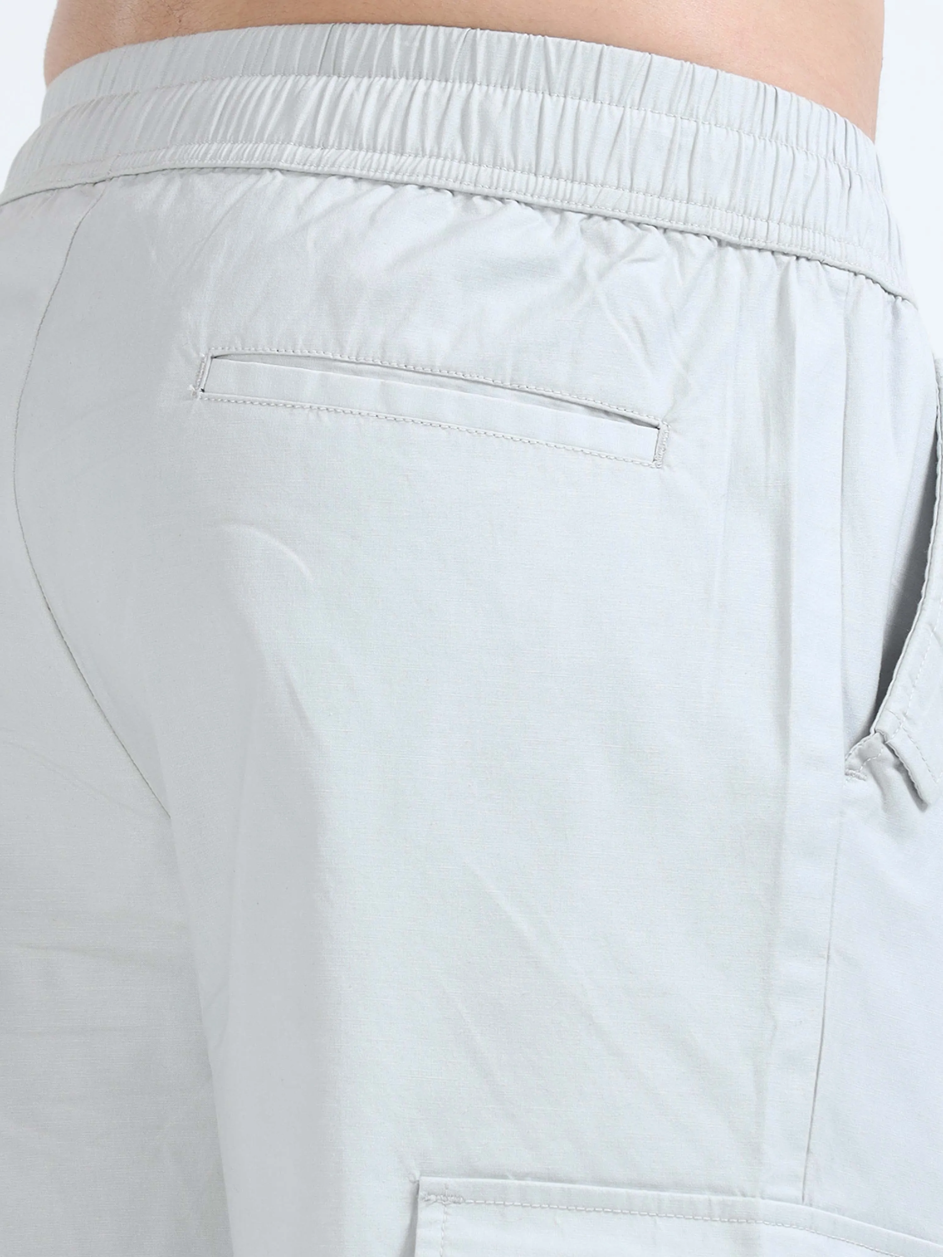 Flexi Waist Zip Powder Cargo Pant