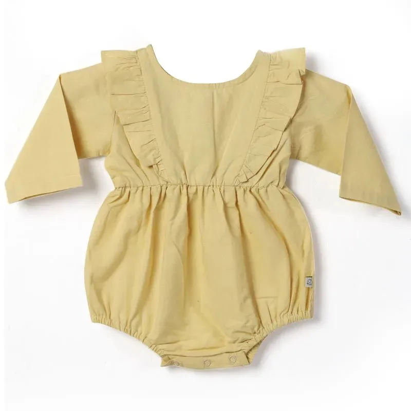 Full Sleeves Frill Romper - Artisans