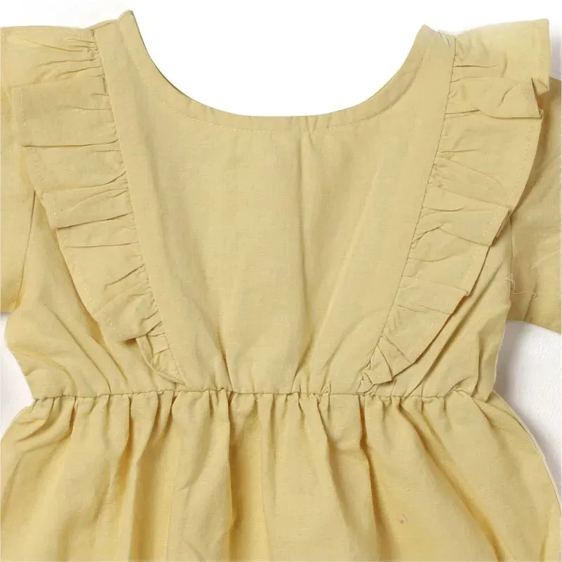 Full Sleeves Frill Romper - Artisans