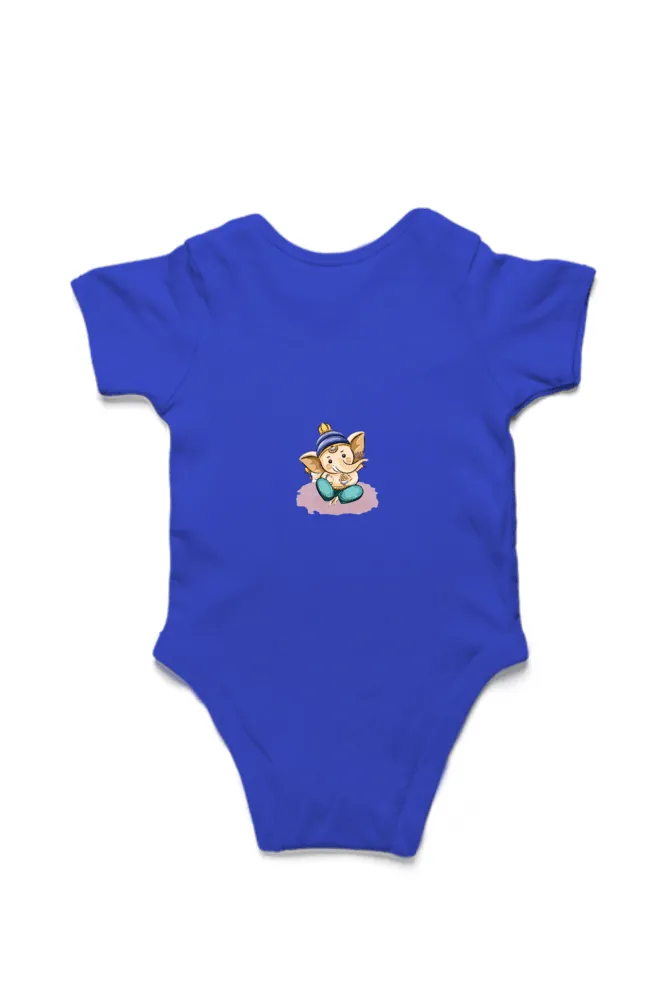 Ganapathi Bappa Moriya Kids Romper – Safe, Comfortable & Stylish Baby Outfit