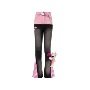 Hello Kitty Patchwork Jeans