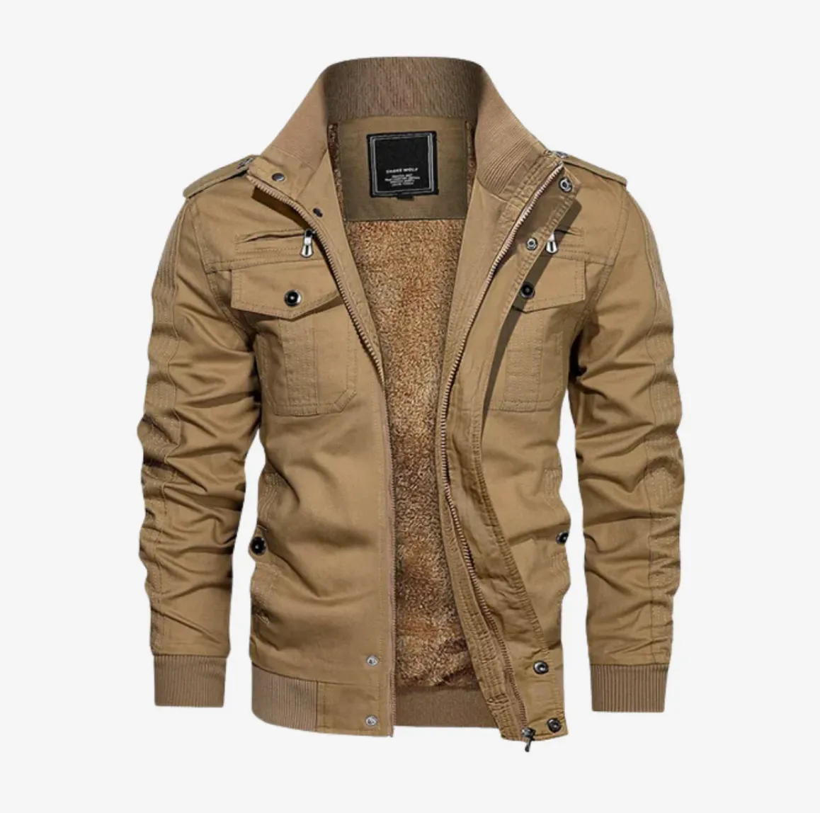 Herren - Winterjacke - Warmes Material - Stylische Outdoor-Bekleidung