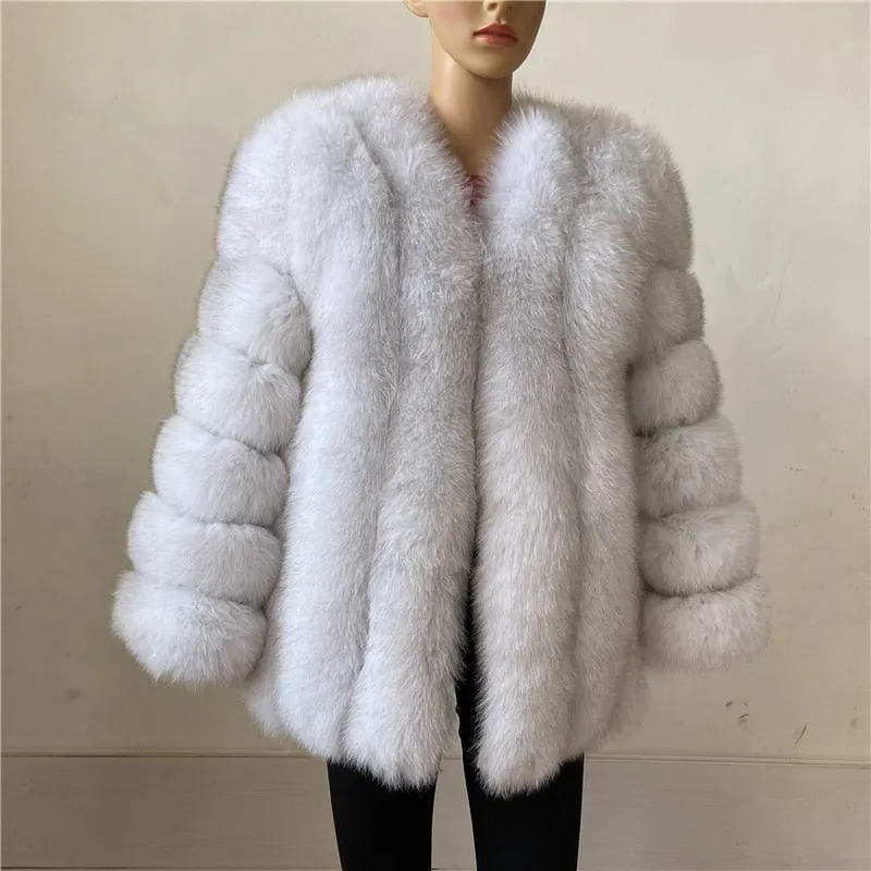 High-end Winter Warm Stylelong Fashion Luxury Coat