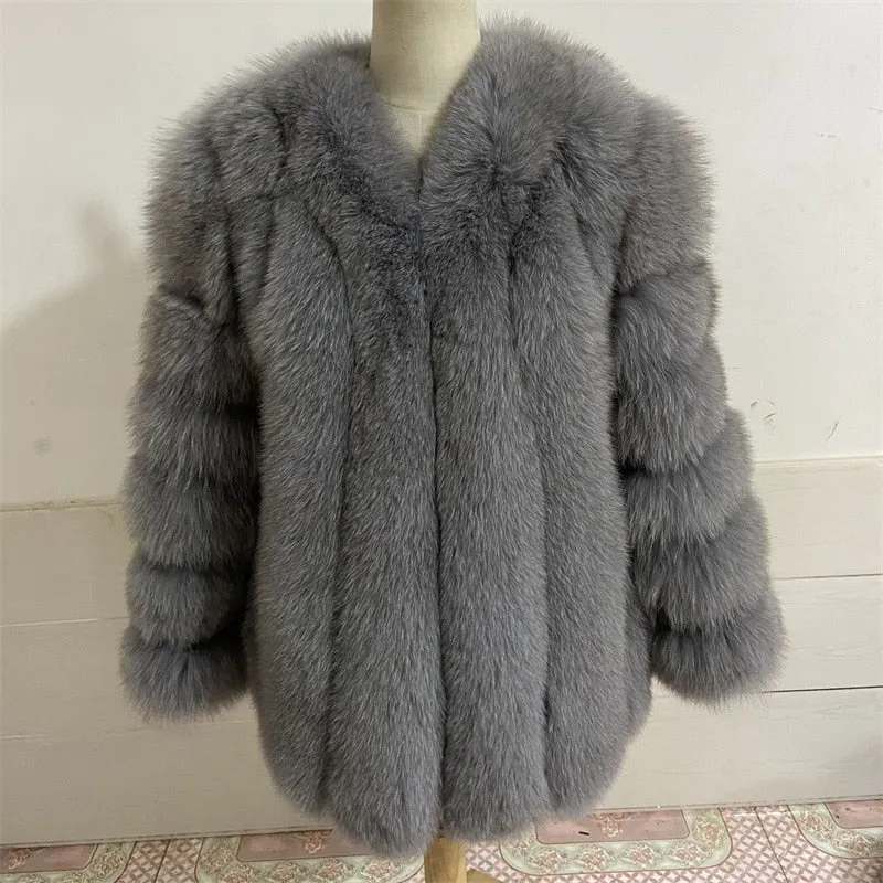 High-end Winter Warm Stylelong Fashion Luxury Coat