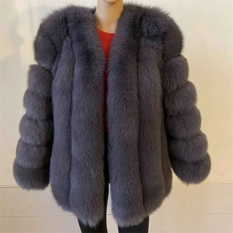 High-end Winter Warm Stylelong Fashion Luxury Coat