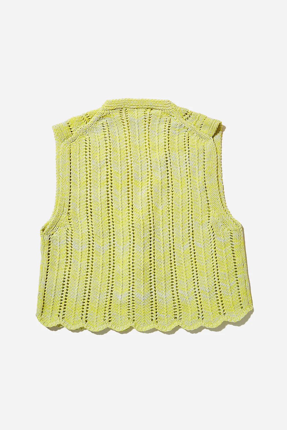 Holey Kungfu Vest (Grey/Yellow)