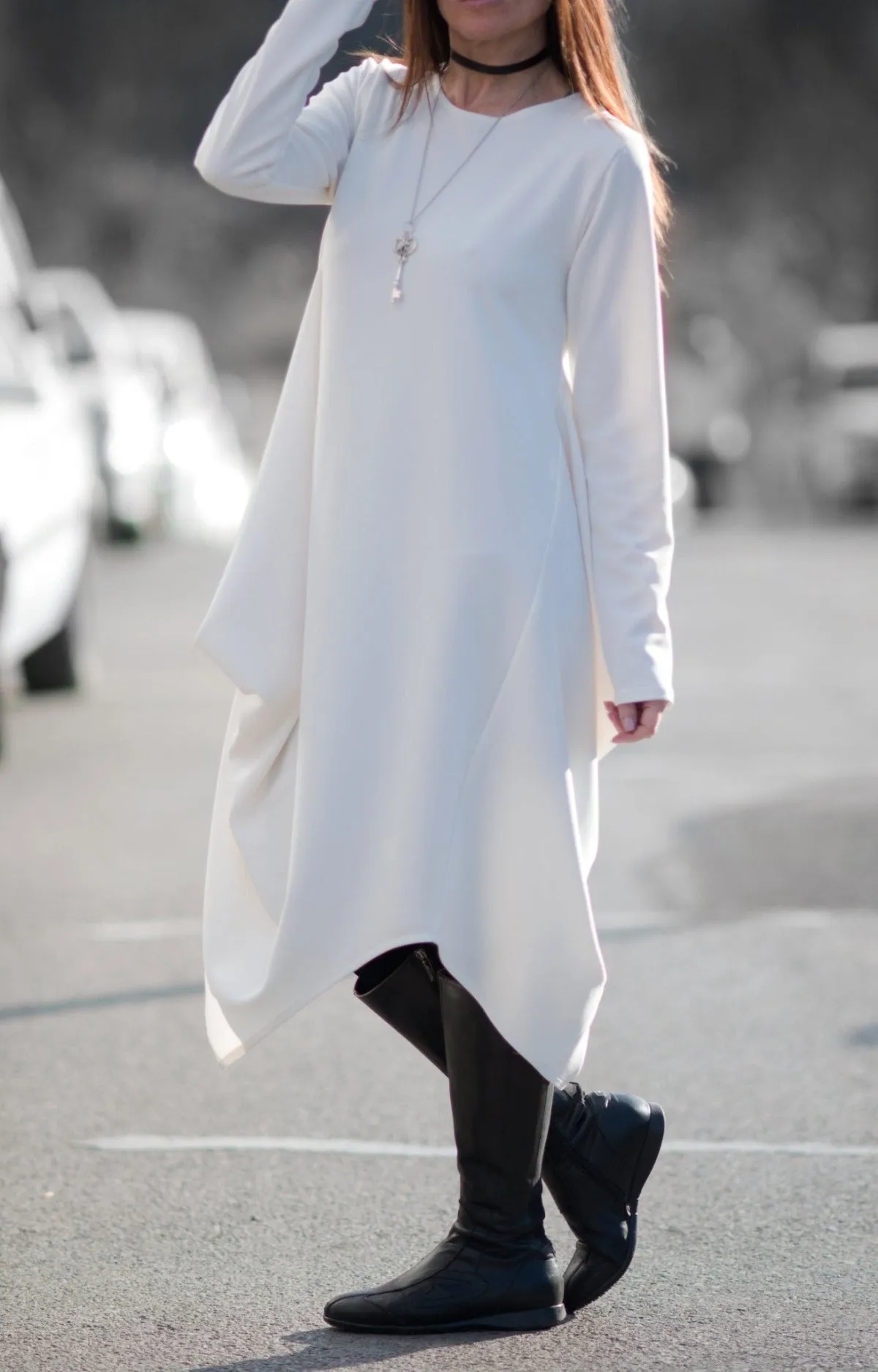 HOLLY Dress with Long Sleeves