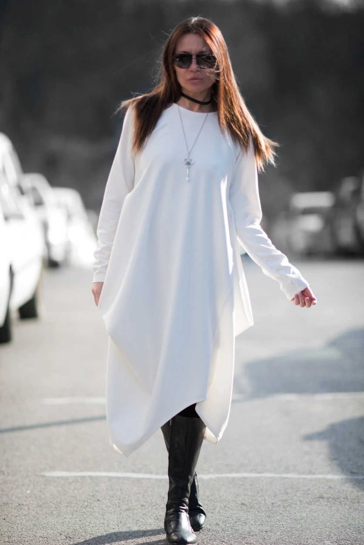 HOLLY Dress with Long Sleeves