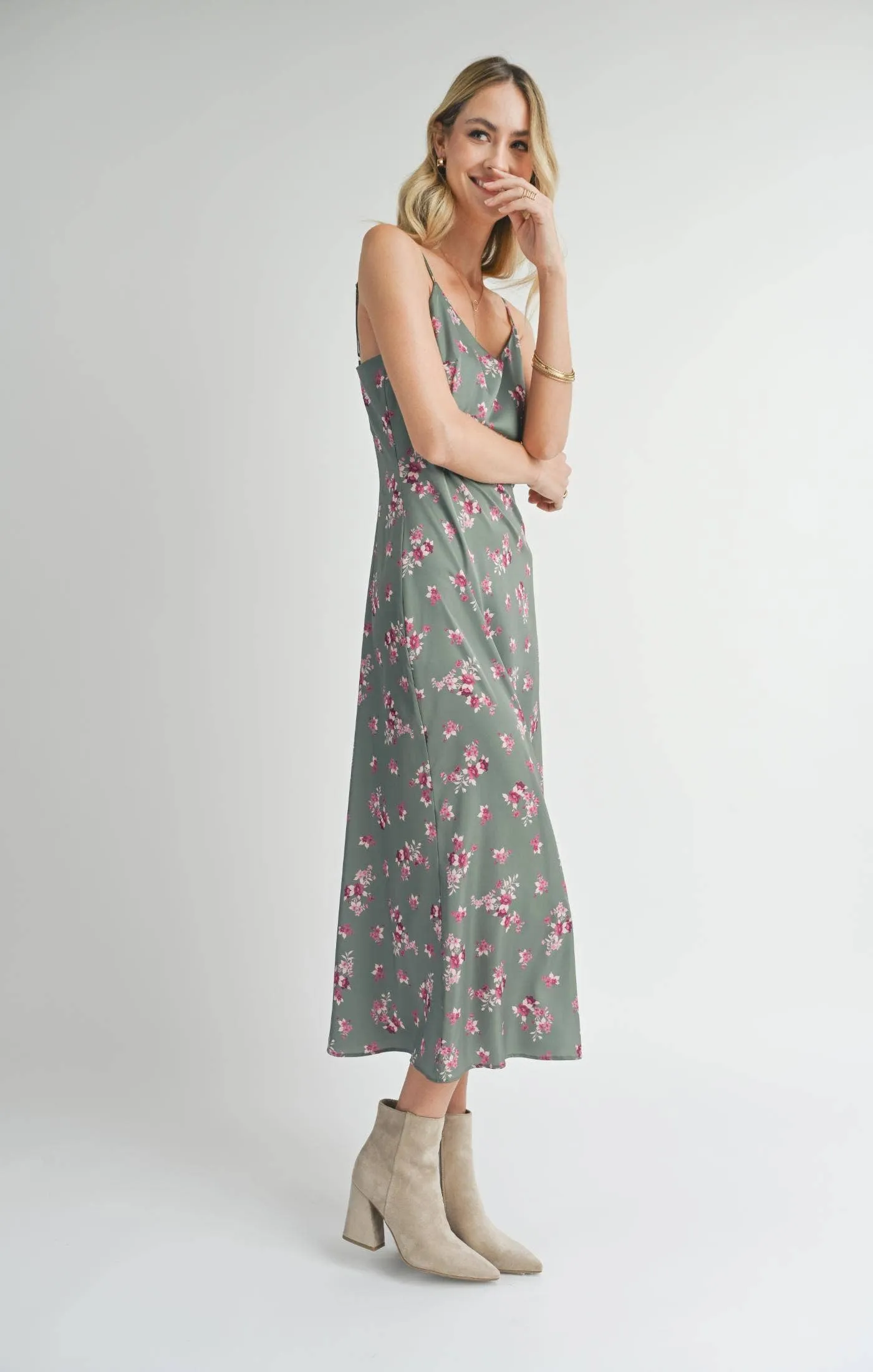 Hostess Slip Maxi Dress