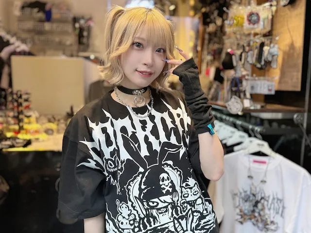 Hypercore "Itadakimasu" (let’s eat) black & white t-shirt