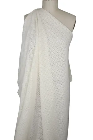 Italian Wool Sweater Knit - Ivory