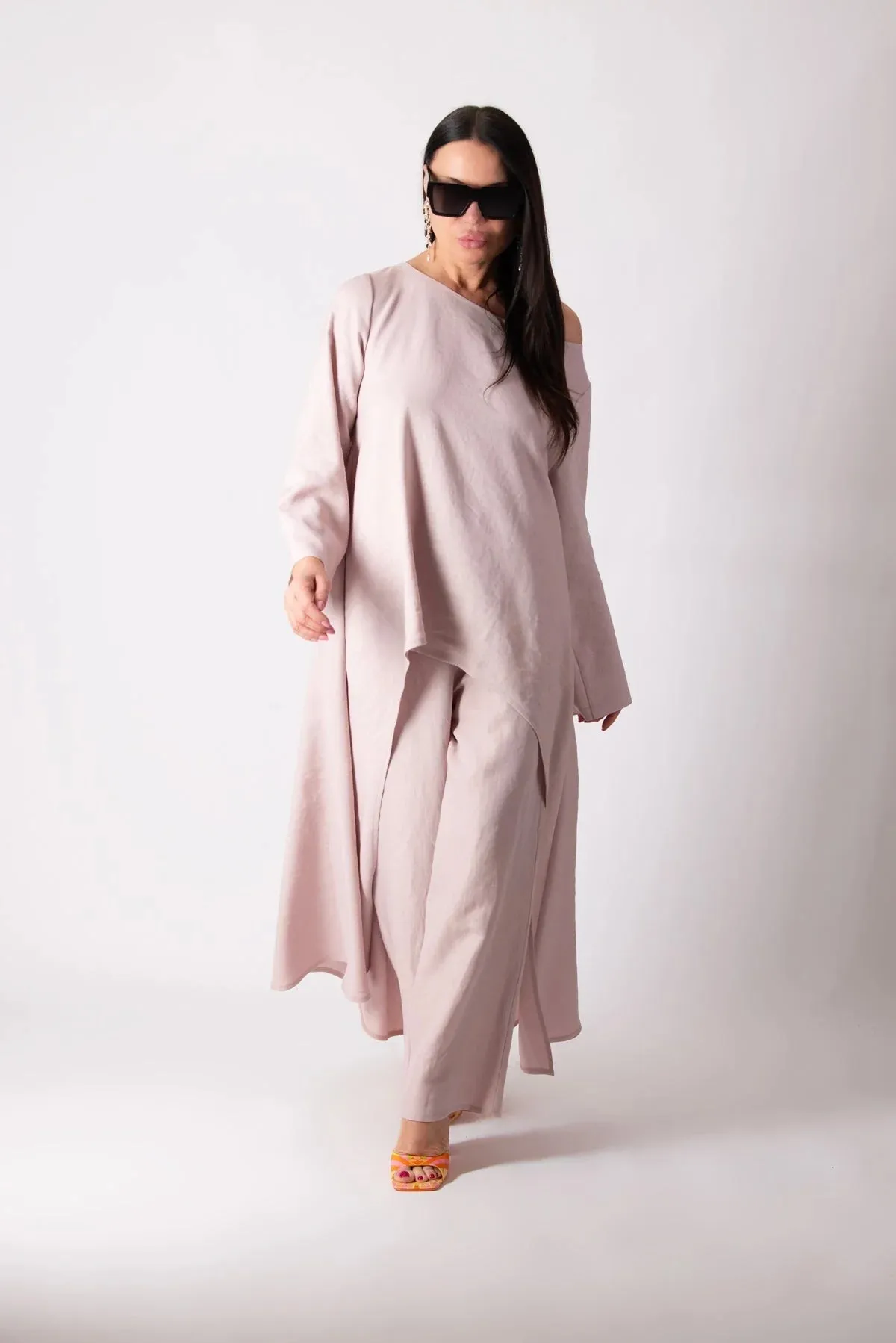 JESIKA WIDE LINEN PANTS