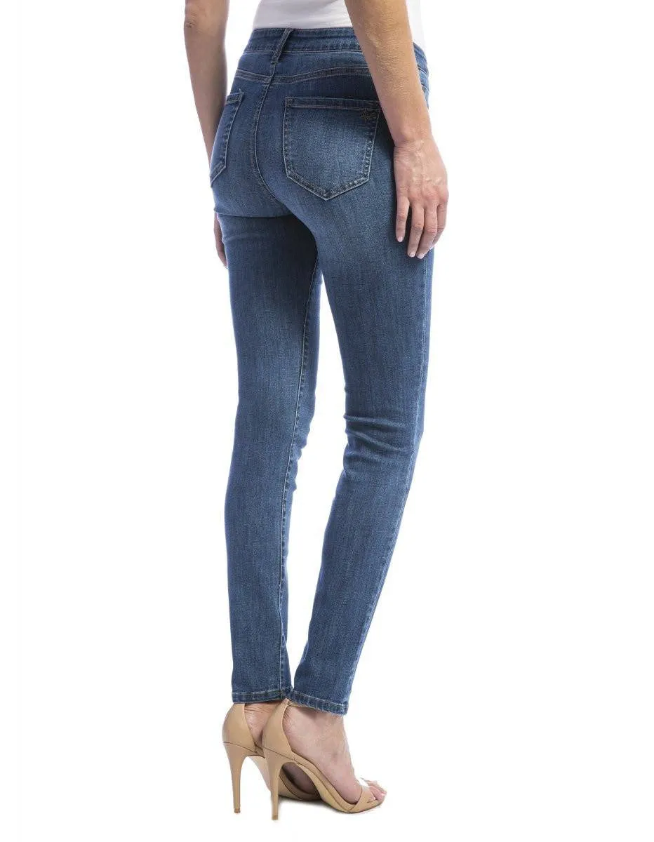 Liverpool Jeans Abby Skinny in Montauk Mid Blue