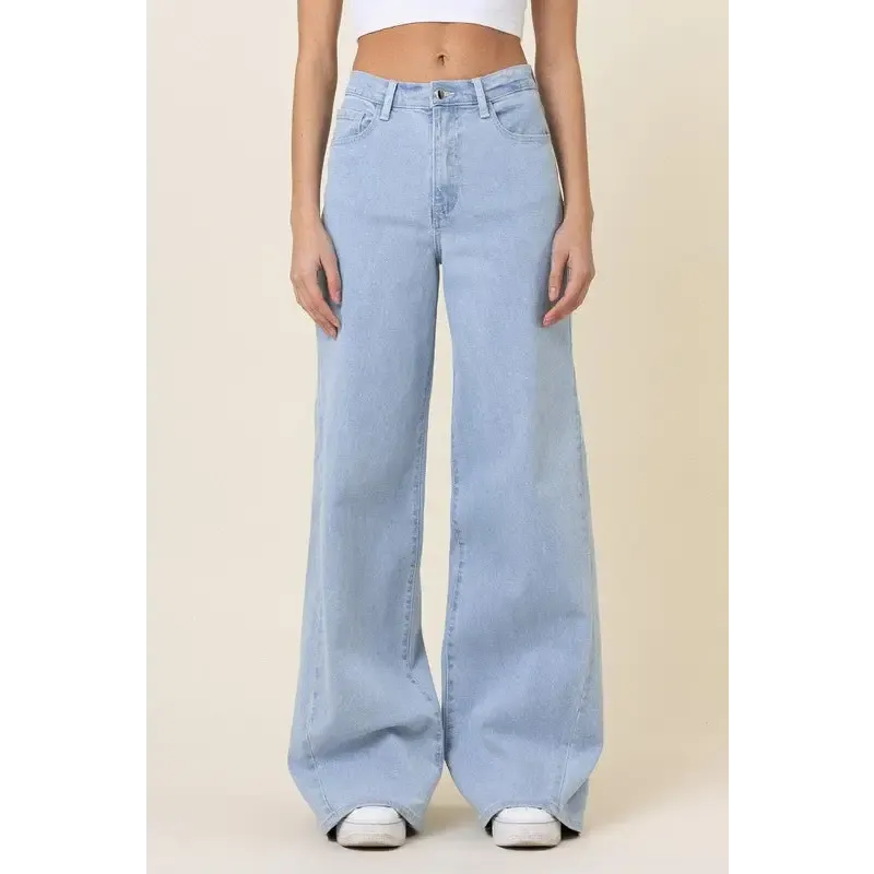 Low Rider Wide Leg Jeans