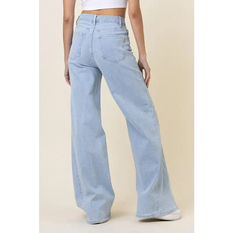 Low Rider Wide Leg Jeans