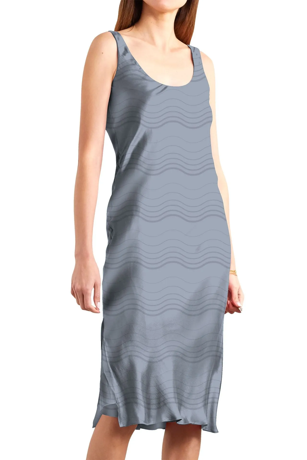 Made With Sustainable Silk Cupro  Midi Cami Dress