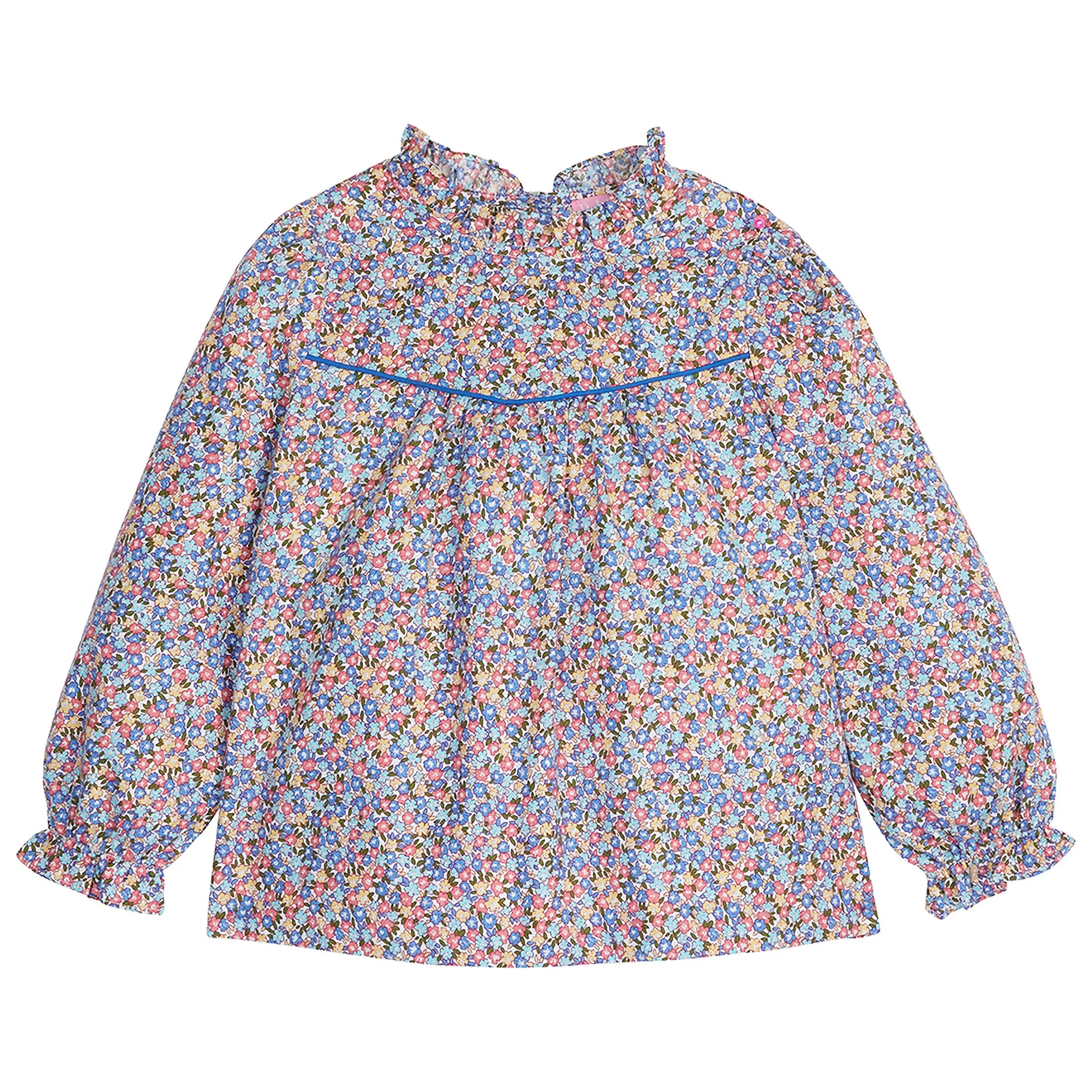 McCall Top - Devon Floral Blue