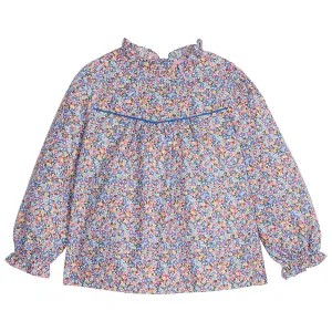 McCall Top - Devon Floral Blue