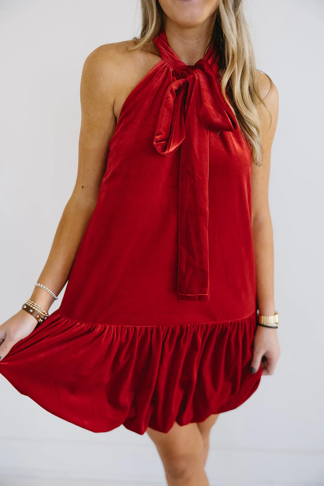 Megan Mini Dress - Red