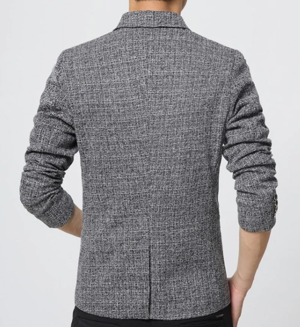 Mens Classic Houndstooth Blazer