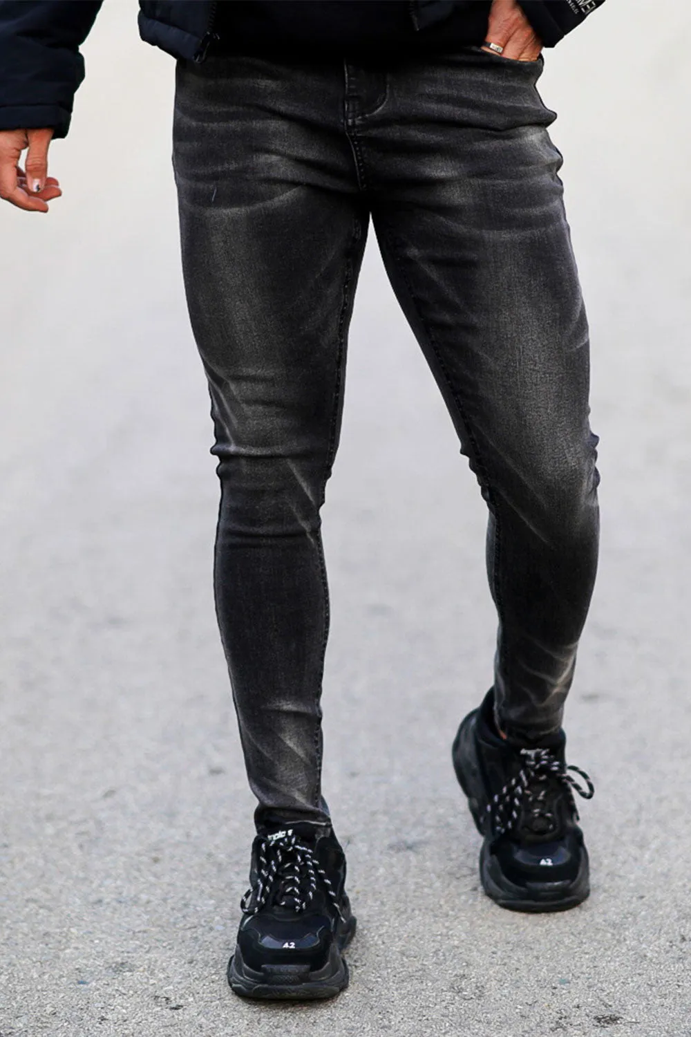 Men's Vintage Skinny Jean - Black