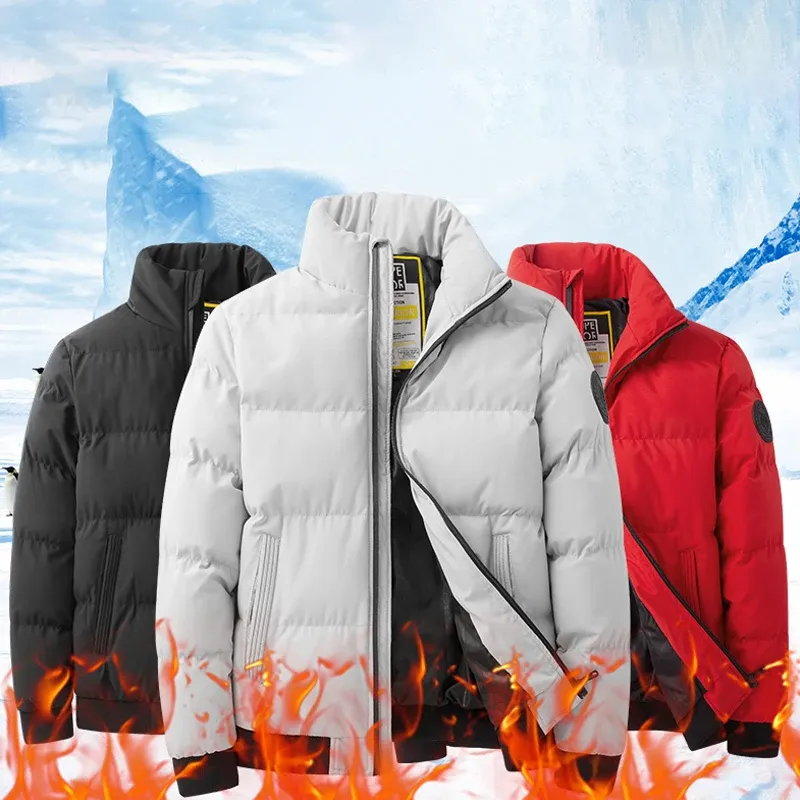 Men's Warm Insulated Puffer Jacket | Ideal for Autumn/Winter