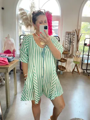 Natalie Romper Green