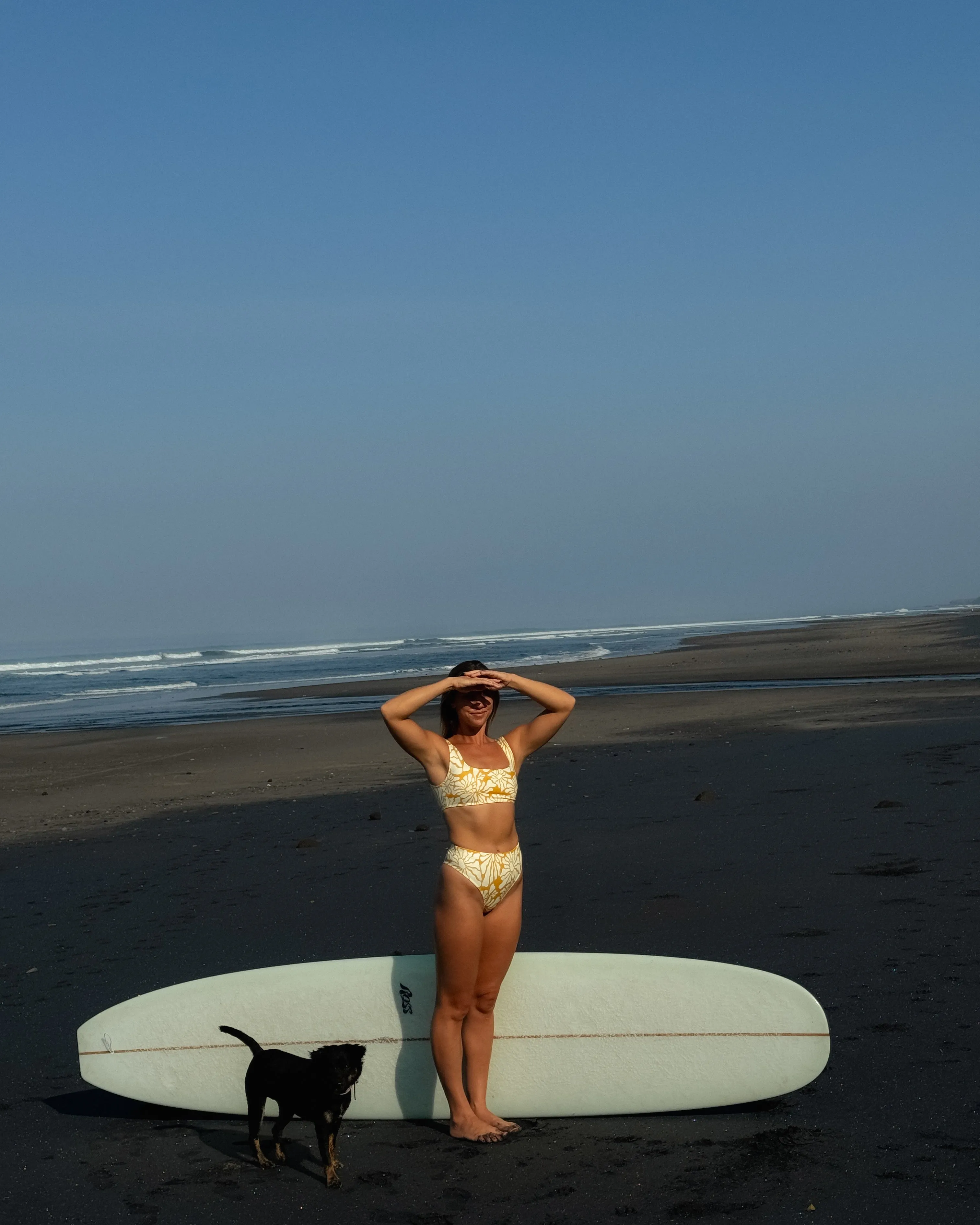 Noserider Surf Bikini Top in Sun Kissed